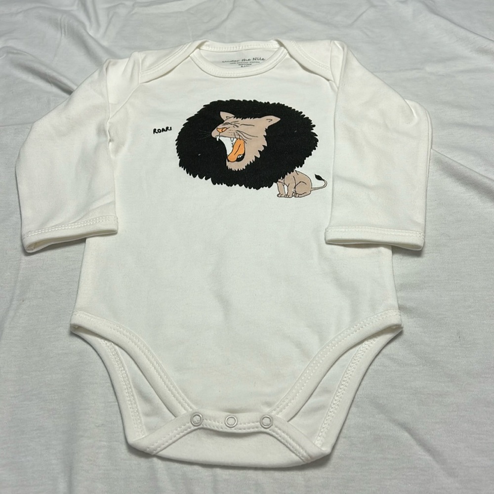 Baby Under the Nile long sleeve onesie